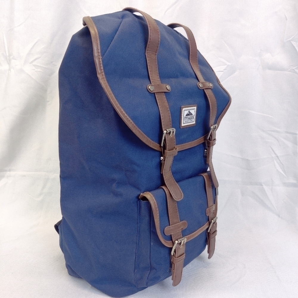 Steve Madden Classic Utility Backpack Blue Drawstring Top Barnett Avenue